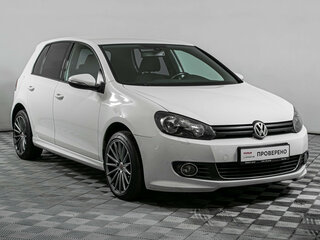 2012 Volkswagen Golf VI, белый, 737000 рублей, вид 3