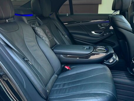2019 Mercedes-Benz S-Класс 450 Long VI (W222, C217) Рестайлинг, чёрный, 5000000 рублей, вид 2