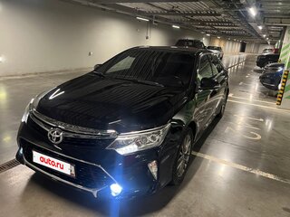 2017 Toyota Camry VII (XV50) Рестайлинг 2, чёрный, 2100000 рублей, вид 3