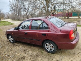 2008 Hyundai Accent ТагАЗ II, красный, 550000 рублей, вид 3
