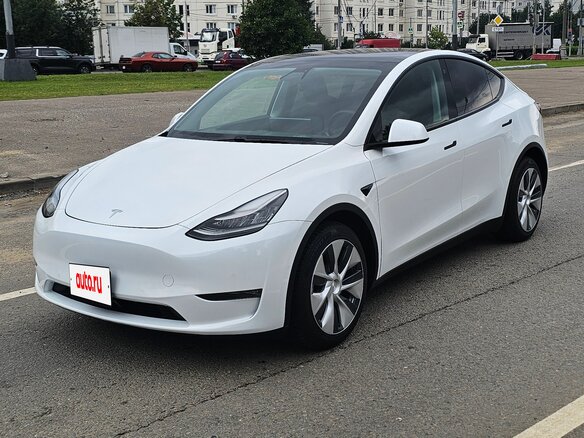 2021 Tesla Model Y Long Range I, белый, 4250000 рублей - вид 2