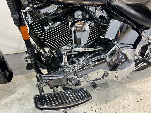 1998 Harley-Davidson Fat Boy, чёрный, 770000 рублей - вид 20