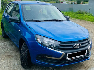 2018 Lada (ВАЗ) Granta I Рестайлинг, синий, 700000 рублей, вид 2