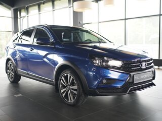 2022 Lada (ВАЗ) Vesta SW Cross I, синий, 1050000 рублей, вид 3