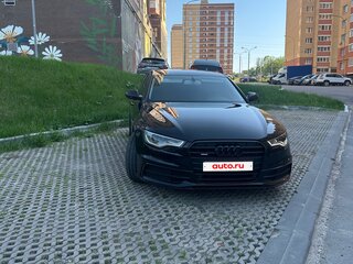 2014 Audi A6 IV (C7) Рестайлинг, чёрный, 1700000 рублей, вид 4