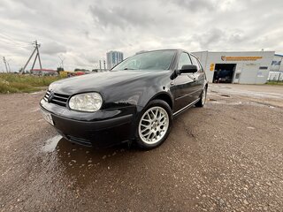 2001 Volkswagen Golf IV, чёрный, 350000 рублей, вид 3
