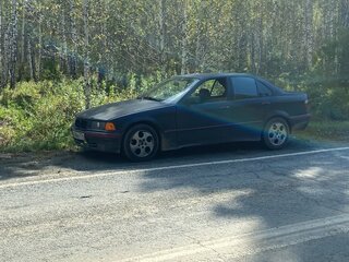 1994 BMW 3 серии 320i III (E36), чёрный, 380000 рублей, вид 5