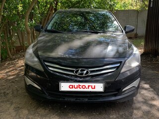 2014 Hyundai Solaris I Рестайлинг, чёрный, 699999 рублей, вид 1