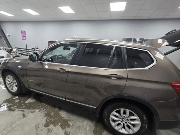 2013 BMW X3 28i xDrive II (F25), коричневый, 1800000 рублей - вид 4