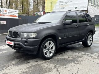 2001 BMW X5 3.0i I (E53), чёрный, 540000 рублей, вид 1