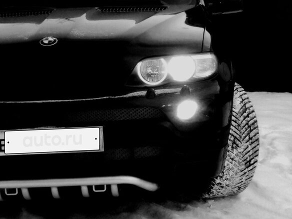 2003 BMW X5 4.4i I (E53), чёрный, 1300000 рублей