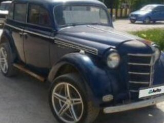 1950 Москвич 400-420, синий, 450000 рублей, вид 3