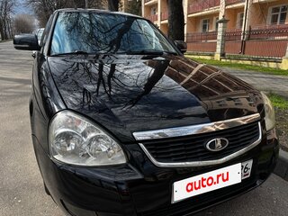 2009 Lada (ВАЗ) Priora I, чёрный, 339000 рублей, вид 1