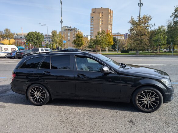 2007 Mercedes-Benz C-Класс 200 CDI III (W204), чёрный - вид 2