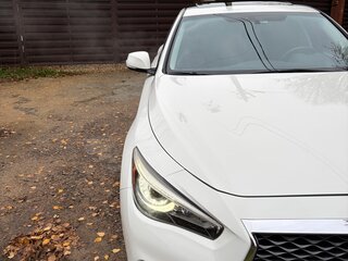 2017 Infiniti Q50 I Рестайлинг, белый, 2800000 рублей, вид 3