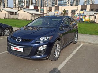 2010 Mazda CX-7 I Рестайлинг, синий, 980000 рублей, вид 1