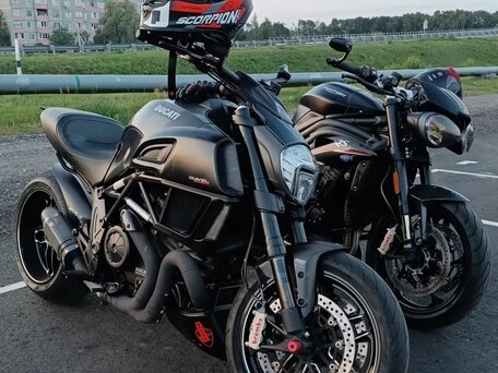 2017 Ducati Diavel, чёрный, 1050000 рублей, вид 1