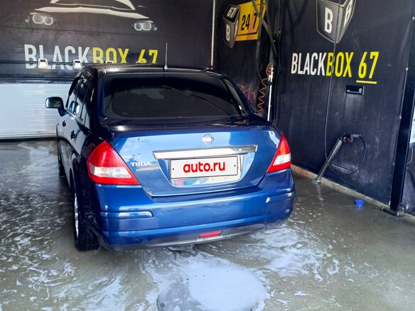 2008 Nissan Tiida I, синий, 630000 рублей - вид 5