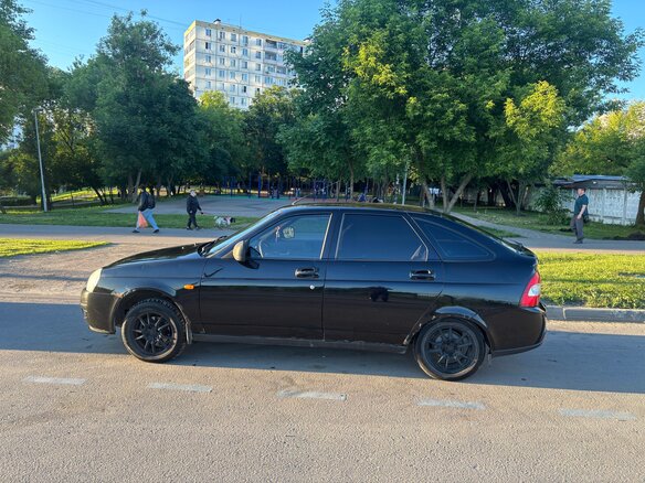 2012 Lada (ВАЗ) Priora I, чёрный, 300000 рублей - вид 1