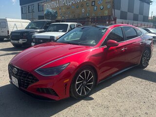 2020 Hyundai Sonata VIII (DN8), красный, 3050000 рублей, вид 2