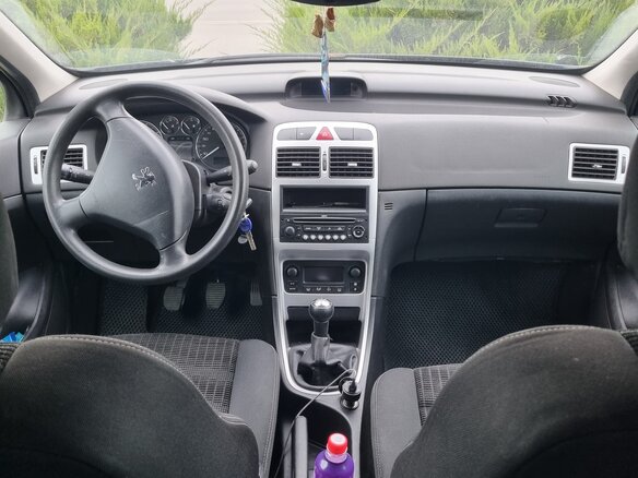2007 Peugeot 307 I Рестайлинг, синий, 385000 рублей - вид 1