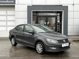 2016 Volkswagen Polo V Рестайлинг, серый, 999000 рублей, вид 3