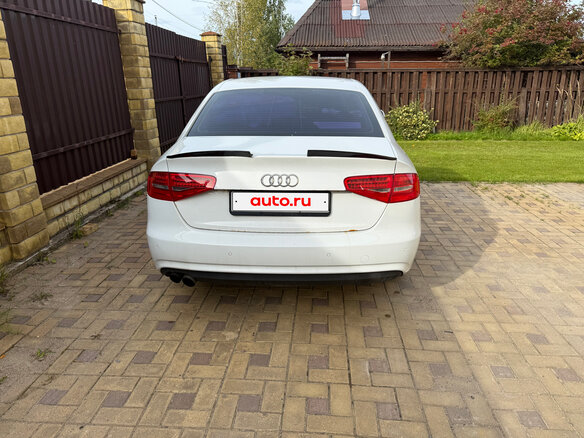 2013 Audi A4 IV (B8) Рестайлинг, белый, 1120000 рублей - вид 1