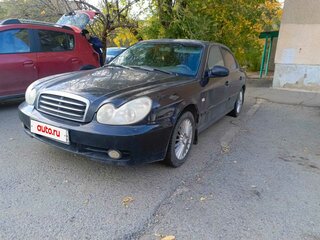 2007 Hyundai Sonata ТагАЗ IV (EF) Рестайлинг, чёрный, 350000 рублей, вид 1