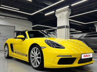 2016 Porsche Boxster IV 718 (982), жёлтый, 6000000 рублей, вид 2