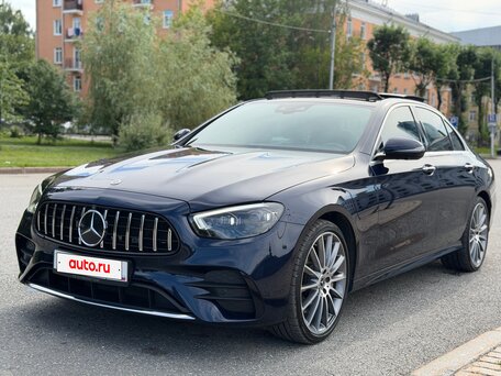 2020 Mercedes-Benz E-Класс 350 V (W213, S213, C238) Рестайлинг, синий, 5390000 рублей, вид 3