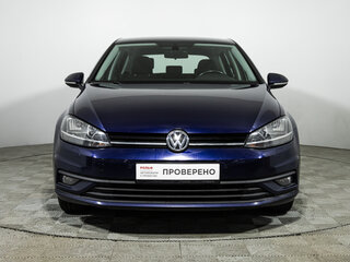 2018 Volkswagen Golf VII Рестайлинг, синий, 1529700 рублей, вид 2
