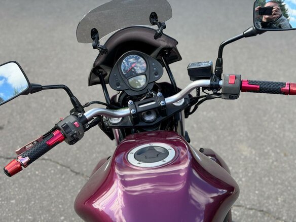 2006 Kawasaki ER-6N, фиолетовый, 350000 рублей - вид 12