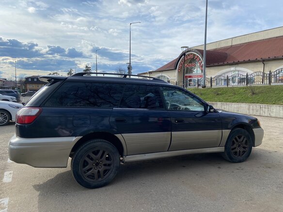 2001 Subaru Outback II, синий, 600000 рублей - вид 6