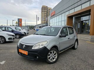 2012 Renault Sandero I, серебристый, 299000 рублей, вид 1