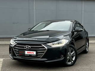 2016 Hyundai Elantra VI (AD), чёрный, 1350000 рублей, вид 1