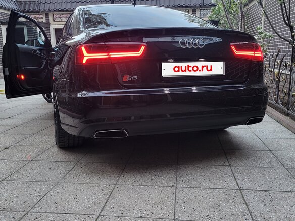 2015 Audi A6 IV (C7) Рестайлинг, чёрный, 1500000 рублей - вид 6