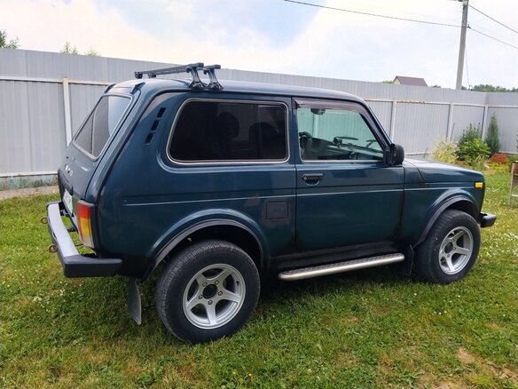 2003 Lada (ВАЗ) 2121 (4x4) I Рестайлинг, синий, 450000 рублей - вид 4