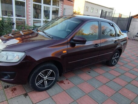 2016 Lada (ВАЗ) Granta I, пурпурный, 410000 рублей, вид 2