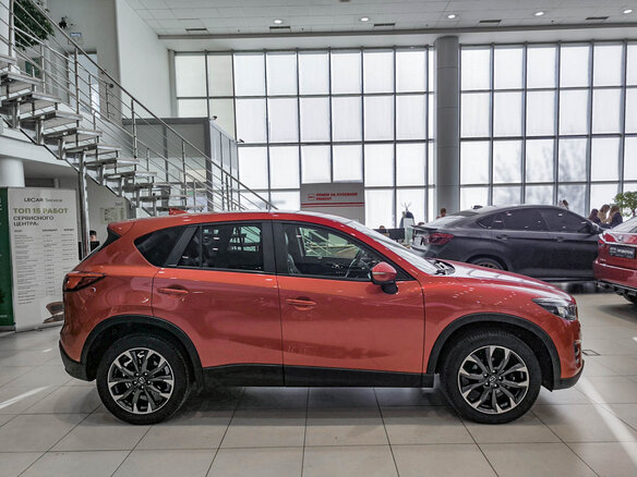 2015 Mazda CX-5 I Рестайлинг, красный, 2200000 рублей - вид 3