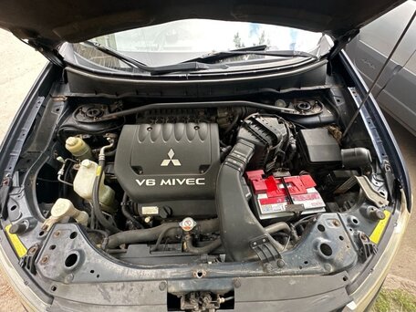 2008 Mitsubishi Outlander II, синий, 690000 рублей, вид 4