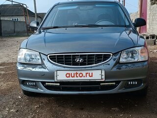 2007 Hyundai Accent ТагАЗ II, серый, 380000 рублей, вид 2