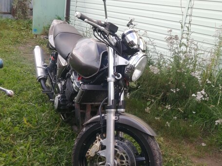 1998 Honda CB 400 Super Four, серебристый, 280000 рублей, вид 2