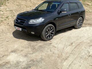 2008 Hyundai Santa Fe II, чёрный, 950000 рублей, вид 2