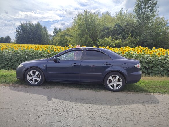 2007 Mazda 6 I (GG) Рестайлинг, синий, 555000 рублей - вид 7