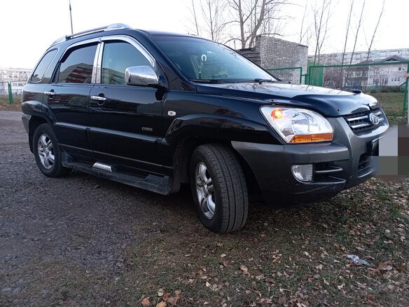 2006 Kia Sportage II, чёрный, 699999 рублей - вид 1
