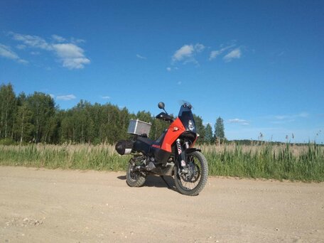2004 KTM 950 Adventure, чёрный, 390000 рублей, вид 1