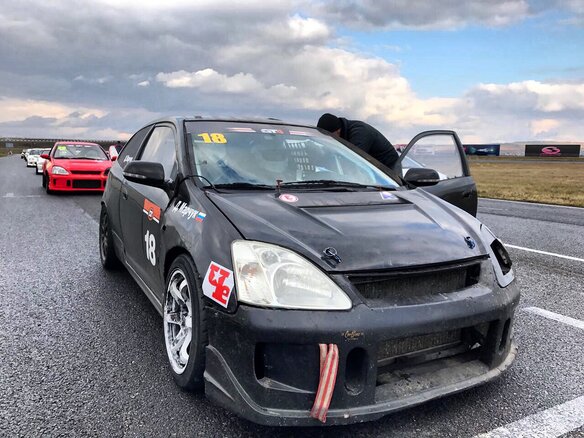 2004 Honda Civic Type R VII Рестайлинг, чёрный - вид 2