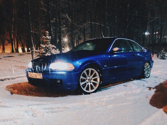 1999 BMW 3 серии 328i IV (E46), синий - вид 2