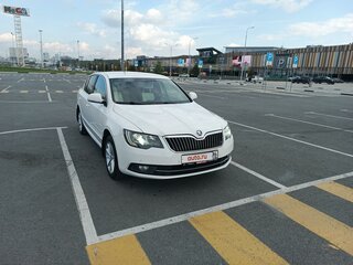 2013 Skoda Superb DSG II Рестайлинг, белый, 1190000 рублей, вид 3
