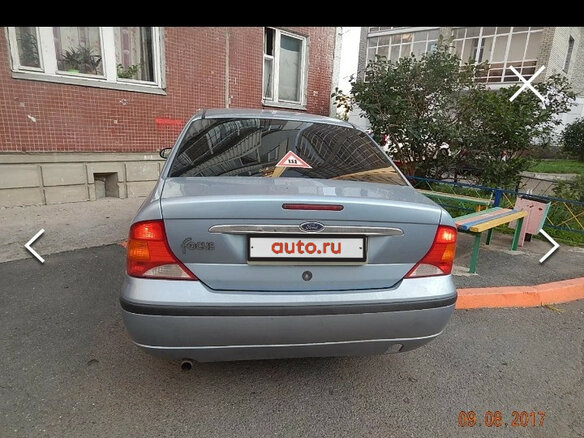 2004 Ford Focus I Рестайлинг, голубой - вид 6